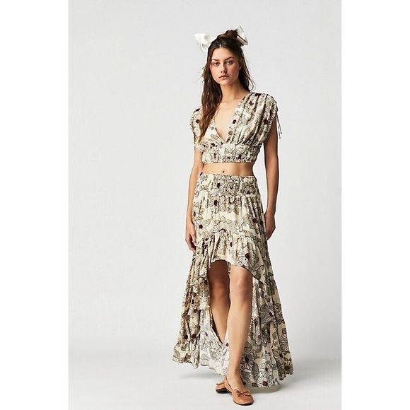 Free People Morning Sun Skirt Set